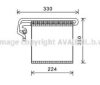 AVA QUALITY COOLING FDV458 Evaporator, air conditioning
